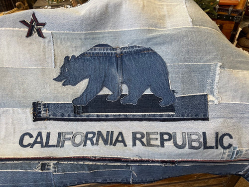 California State Flag - Denim