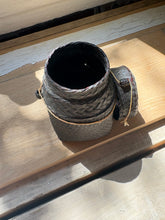Load image into Gallery viewer, Woven Bamboo Reed Cylindrical Covered Basket