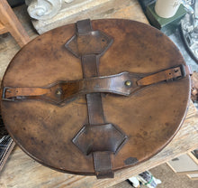 Load image into Gallery viewer, Antique Leather Top Hat Box