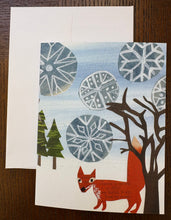 Load image into Gallery viewer, Fox in Snow ~ 6 pack