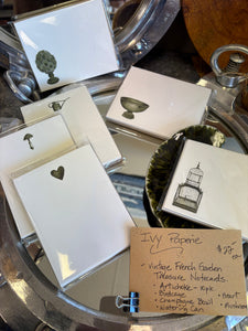Vintage French Heart Notecards