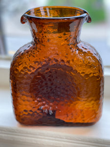 Vintage Amber Pitcher