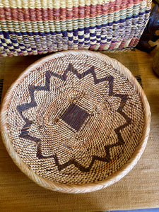 African Flat Basket