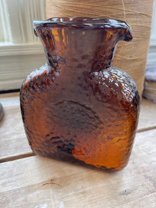 Vintage Amber Pitcher