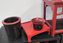Load image into Gallery viewer, Japanese Red Lacquer - set of 3 accessories