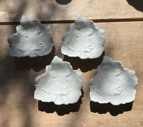 Set of 4 Leaf Dishes