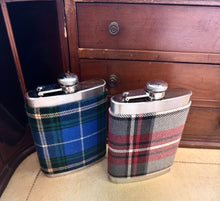 Load image into Gallery viewer, Plaid Covered Flask