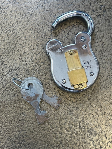 London Lock Mixed Metal with Slide Lever