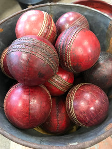 Vintage Red Cricket Balls