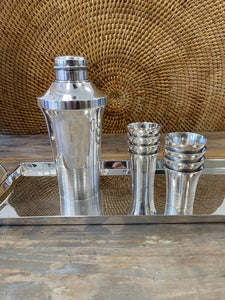 Silver Plated French Cocktail Shaker Set