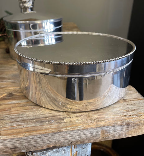 Vintage Round Biscuit Box
