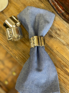 1930 Silver Plated Buckle Napkin Ring