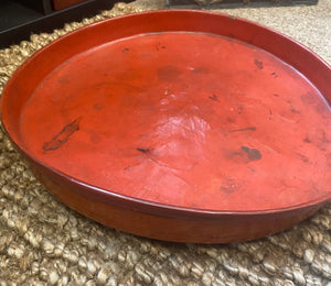 Red Lacquer Tray