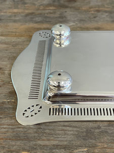 Pierced Silver Plated Tray