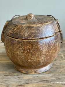 Antique Natural Coconut Shell Pod