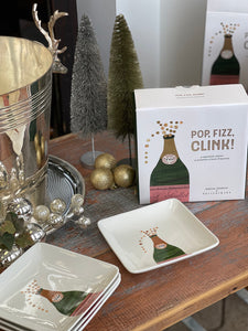 Denise Fiedler for Pottery Barn Champagne Appetizer Plates