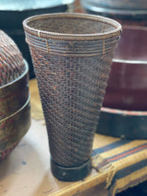 Load image into Gallery viewer, Brown Woven Vietnamese Seeding Basket