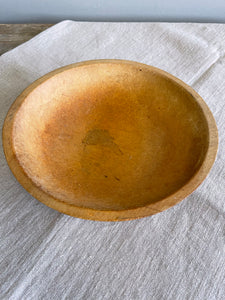 Medium Golden Wood Bowl