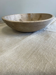 Medium Grey Wood Bowl