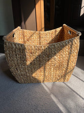 Load image into Gallery viewer, Woven Rattan Wood Handled Storage Baskets