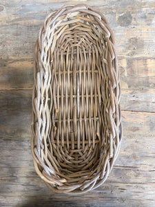 Vintage Polish Wicker Bread Basket