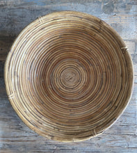 Load image into Gallery viewer, Coiled Bamboo Reed Basket
