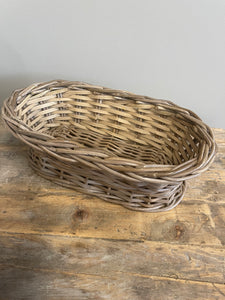Vintage Polish Wicker Bread Basket