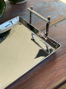 Silver Plated Tray with Handles