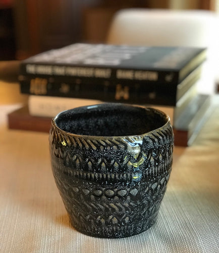 Glazed Batik Style Vessel