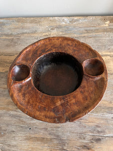 Rare Carved Tribal Bowl