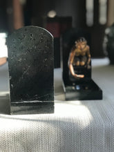 Load image into Gallery viewer, Pair of Marble and Bronze Water Goddess Bookends
