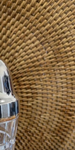 Coiled Rattan and Bamboo Rice Drying Tray