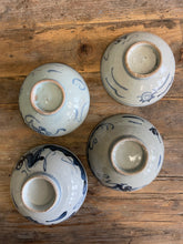 Load image into Gallery viewer, Qing Dynasty Blue and White Porcelain Bowls