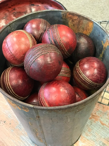 Vintage Red Cricket Balls