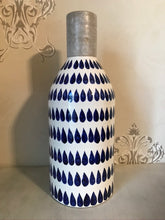 Load image into Gallery viewer, Blue Teardrop Vase