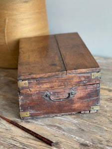 Vintage Portable Wooden Desk Box
