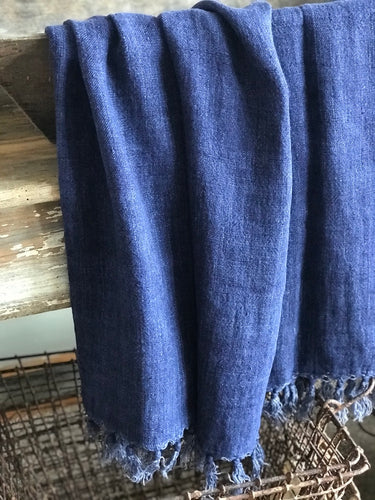 Laundered Linen Throw