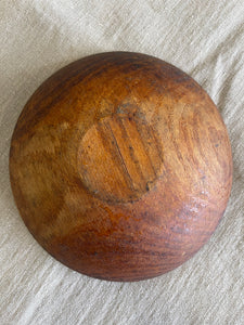 Small Cinnamon Wood Bowl