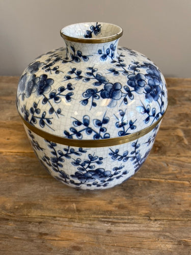 Blue and White Ginger Jar