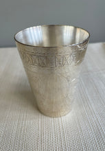 Load image into Gallery viewer, Silver Plated Engraved Cup
