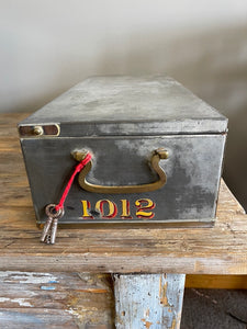 Vintage London Bankers Box with key