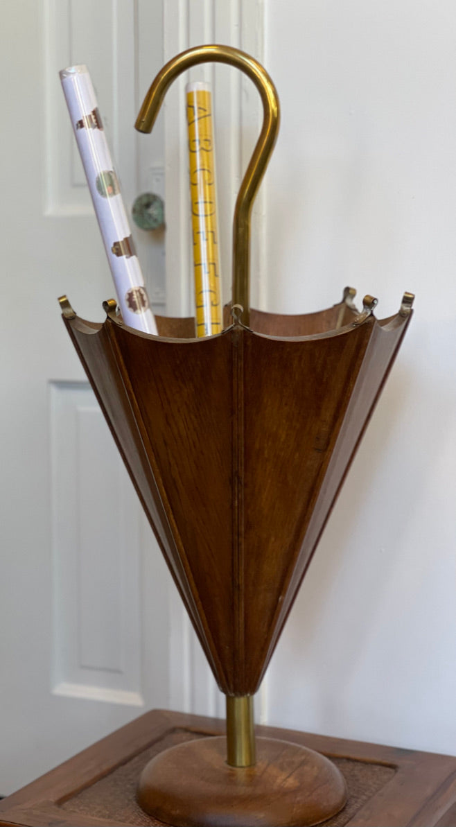 Vintage Wooden Umbrella Stand