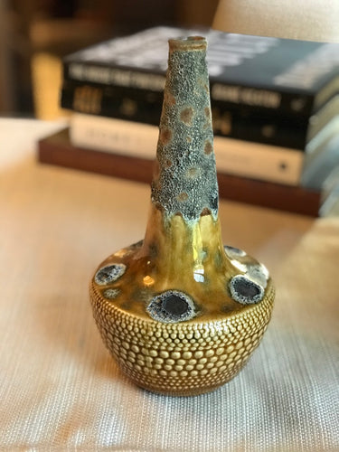 Ochre Lava Vase