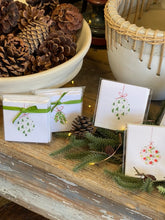 Load image into Gallery viewer, Winter Rose Ornament~little note card