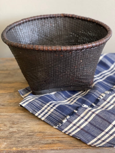 Vintage Vegetable Market Basket