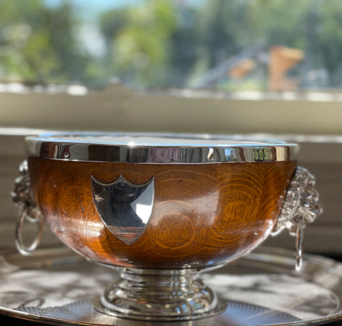 Lion Head Crested Bowl