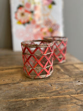 Load image into Gallery viewer, Persimmon Rattan Votive Candle Holder