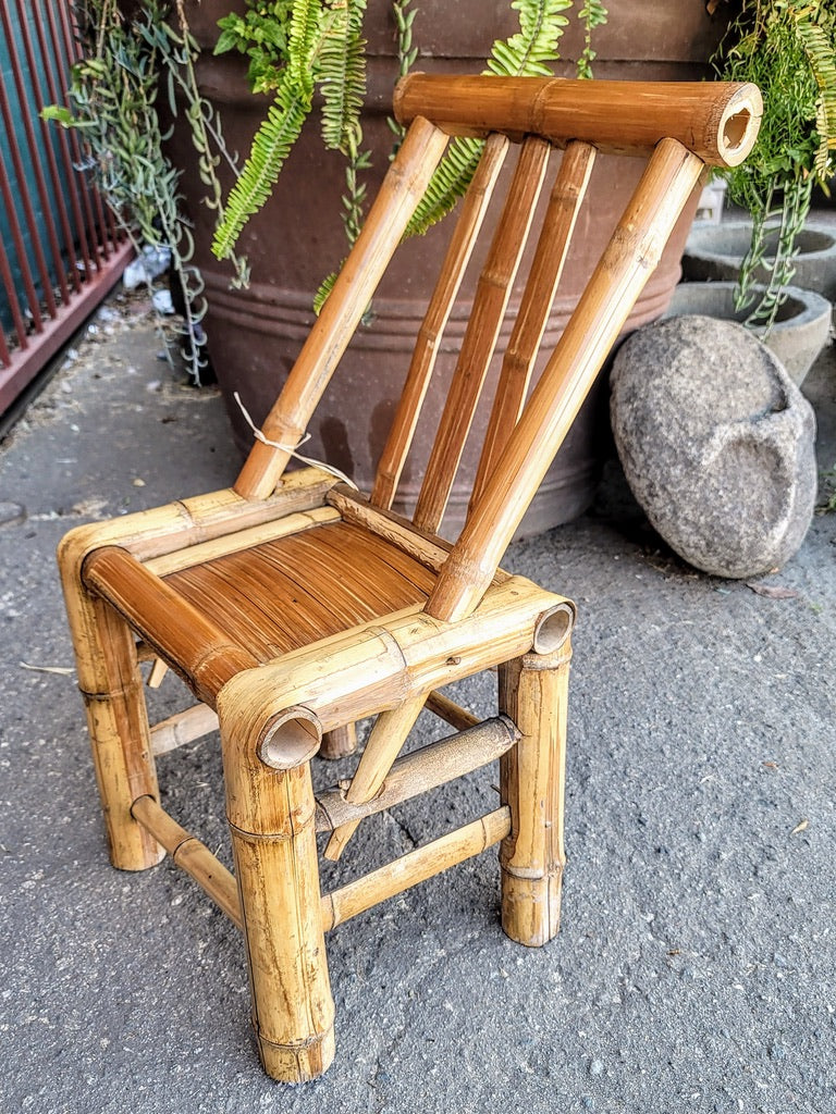 Vintage Bamboo Childs Chair