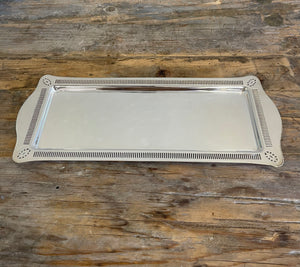 Pierced Silver Plated Tray