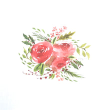 Load image into Gallery viewer, Winter Floral Posy~little note card